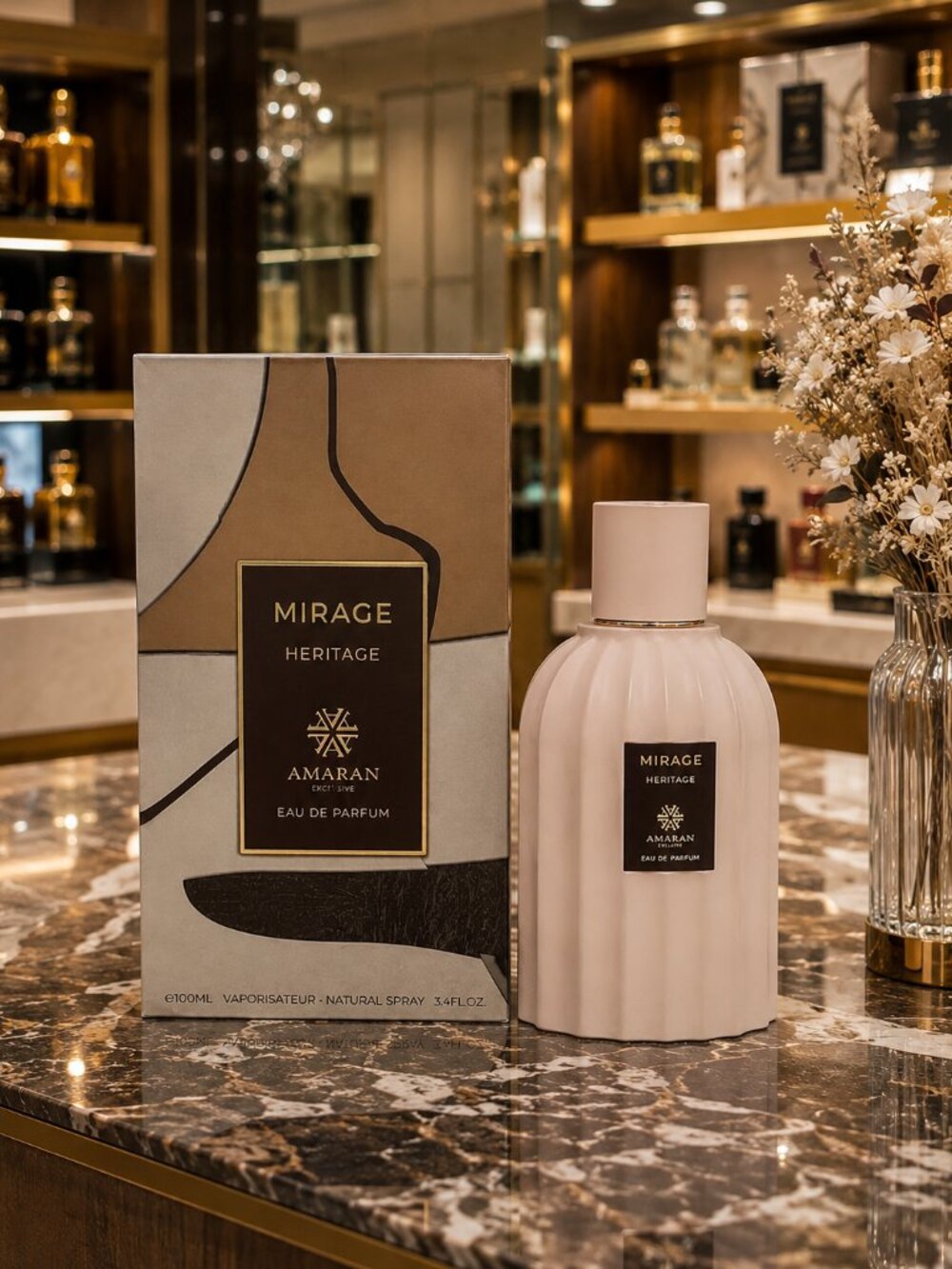 MIRAGE HERITAGE UNISEX EDP BY AMARAN EXCLUSIVE UNISEX - 100 ML (3.4oz)